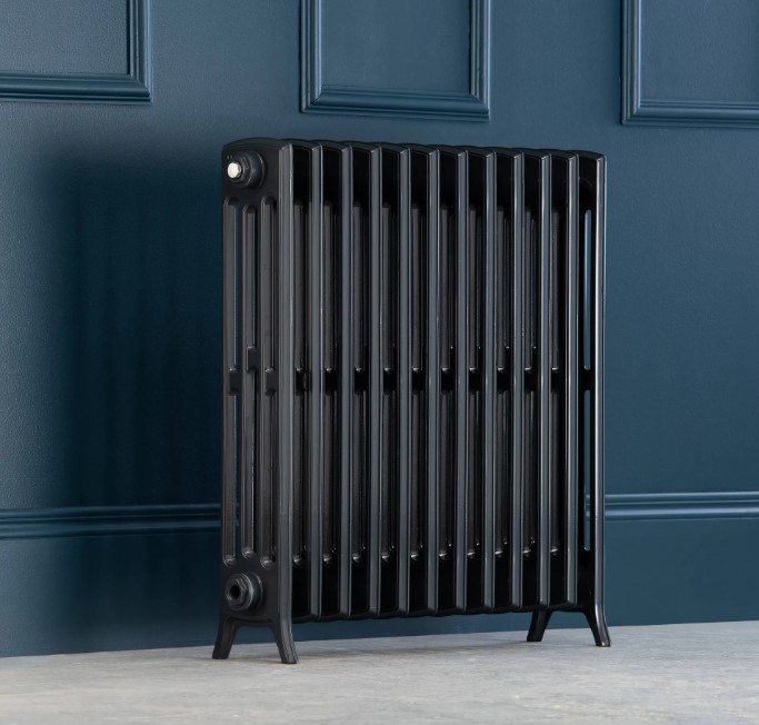 Edwardian Radiator 750mm - 12 Sections - Anthracite
